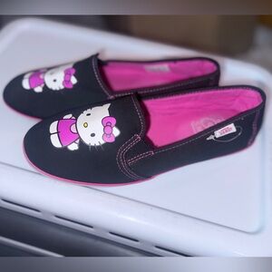 Hello Kitty Pink and Black Vans